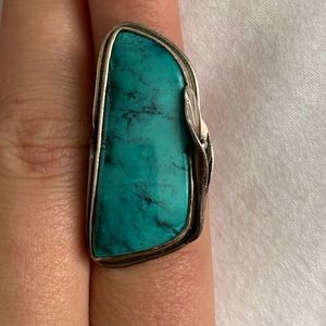 Turquoise Ring set in Sterling Silver
